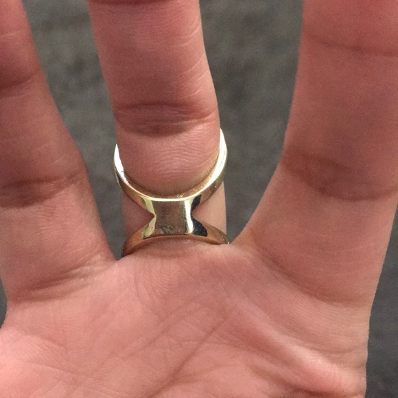 Express Gold Long Bling Ring - Picture 7 of 7